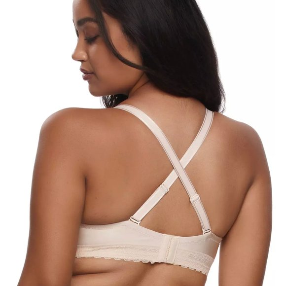 Paramour by Felina Gorgeous Memory Foam Contour Convertible T-Shirt Bra NWT - Picture 4 of 8